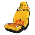 thumbnail image 1 of Zufioo Happy Halloween1 Print Car Seat Protectors, SUV, Truck, Van Seat Covers - Strap Design, High Elasticity and Dustproof, Car Interior Protectors Auto Parts-2 PCS, 1 of 9