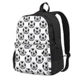 thumbnail image 1 of Zufioo Happy Soccer Pattern Adult Backpack,Wear-resistant and Breathable Multi-pocket Backpack, Suitable for Travel, Business and Outdoor Activities, 1 of 9
