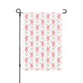 thumbnail image 1 of Zufioo Hello Rabbit Print Double Sided Garden Flag, Outdoor Decorative Flag, Garden Yard Flag, Ideal Home Decoration-28"x40", 1 of 9