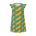 Zufioo Hot Dogs 8 Girls Nightgowns Toddler Girl Pajamas Soft & Cute