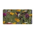 thumbnail image 1 of Zufioo Humming Bird Print Car Aluminum Front License Plate, 12x6 Inch Decorative Personalized Car License Plate Car Accessories, 1 of 8