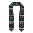 thumbnail image 1 of Zufioo I Love With Autism To The Moon And Back Print Graduation Shawl Ribbon, Graduation Ribbon for Male and Female Graduates-Flattened, 1 of 7