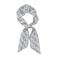 thumbnail image 1 of Zufioo Indigo Tie Dye Print Women's Long Silk Scarves, Dust and Sun Protection Headscarves, Scarves, Handbags, Clothing Accessories, Suitable for Travel, Dating-One Size, 1 of 7