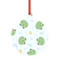 thumbnail image 1 of Zufioo Kawaii Frogs Print Large Acrylic Christmas Ornaments, Suitable for Christmas Tree Christmas Holiday Party Pendant Decorations-Round Shape, 1 of 7