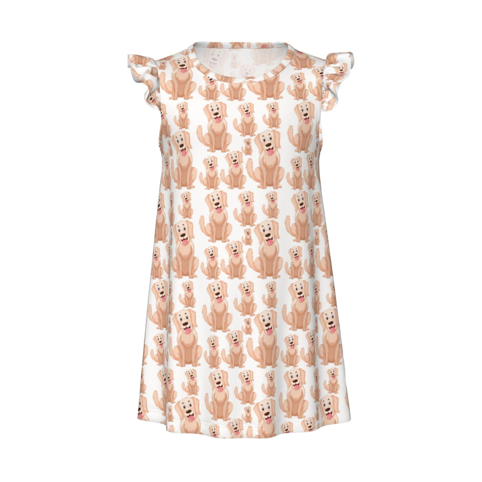 Zufioo Labrador Retriever Dog Girls Nightgowns Toddler Girl Pajamas