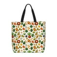 thumbnail image 1 of Zufioo Lemon Fruits Vegetables Print Large Capacity Single Shoulder Convenient Bag, 19.6x15.7 Inch Zipper Shopping Bag Handbag, Suitable for Shopping, School and Work, 1 of 7