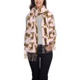thumbnail image 1 of Zufioo Leopard Print Print Long Plush Tassel Scarf, Winter Shawl Accessories for Women, 1 of 8