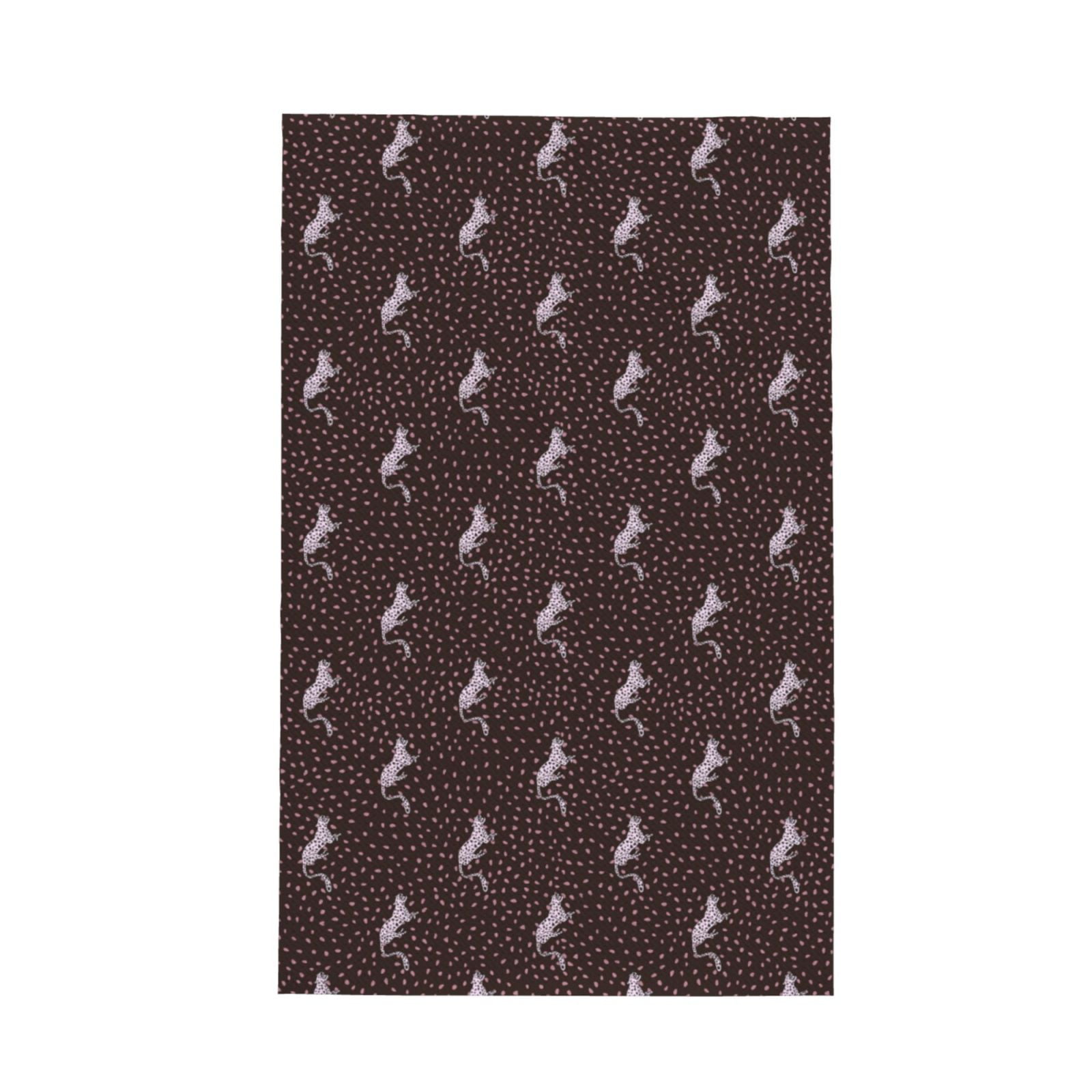 Zufioo Leopard Print Waffle Weave Kitchen Towels,Kitchen Essentials