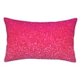 thumbnail image 1 of Zufioo Light Purple Glitter Print Double-Sided Throw Pillow Cover, Pillow Protector Home Decor - With Hidden Zipper, Suitable for Bedroom, Living Room, Car Interior-14"x20", 1 of 6