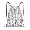 thumbnail image 1 of Zufioo Lighthouse And Beacon Sports Cinch Sack Gym String Bags Machine Washable Heavy Duty String Backpack for Men Women-Small, 1 of 6
