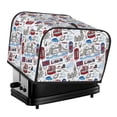 thumbnail image 1 of Zufioo London Landmark2 Universal Four Slice Toaster Cover,Quilted Toaster Appliance Dust-proof Cover For Kitchen Small Appliance(Cover only), 1 of 7
