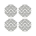 thumbnail image 1 of Zufioo Lovely Penguin Print Leather Coaster Set, Decorative PVC Coasters 4-pack - Scald and Stain-resistant, Suitable for Home, Cafes, Restaurants-Octagon, 1 of 6