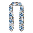 thumbnail image 1 of Zufioo Marine Animals Print Graduation Shawl Ribbon, Graduation Ribbon for Male and Female Graduates-Flattened, 1 of 1
