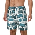 Zufioo Modern Furniture Mens Swimsuit Trunks with Compression Liner