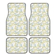 thumbnail image 1 of Zufioo Moon And Rabbit Print Car Floor Mats Four-piece Set, Car Interior Accessories - Corrosion-resistant, Non-Slip, Suitable for Cars, Trucks, Vans, 1 of 7