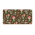 thumbnail image 1 of Zufioo Mushrooms And Autumn Leaves Print Car Aluminum Front License Plate, 12x6 Inch Decorative Personalized Car License Plate Car Accessories, 1 of 8