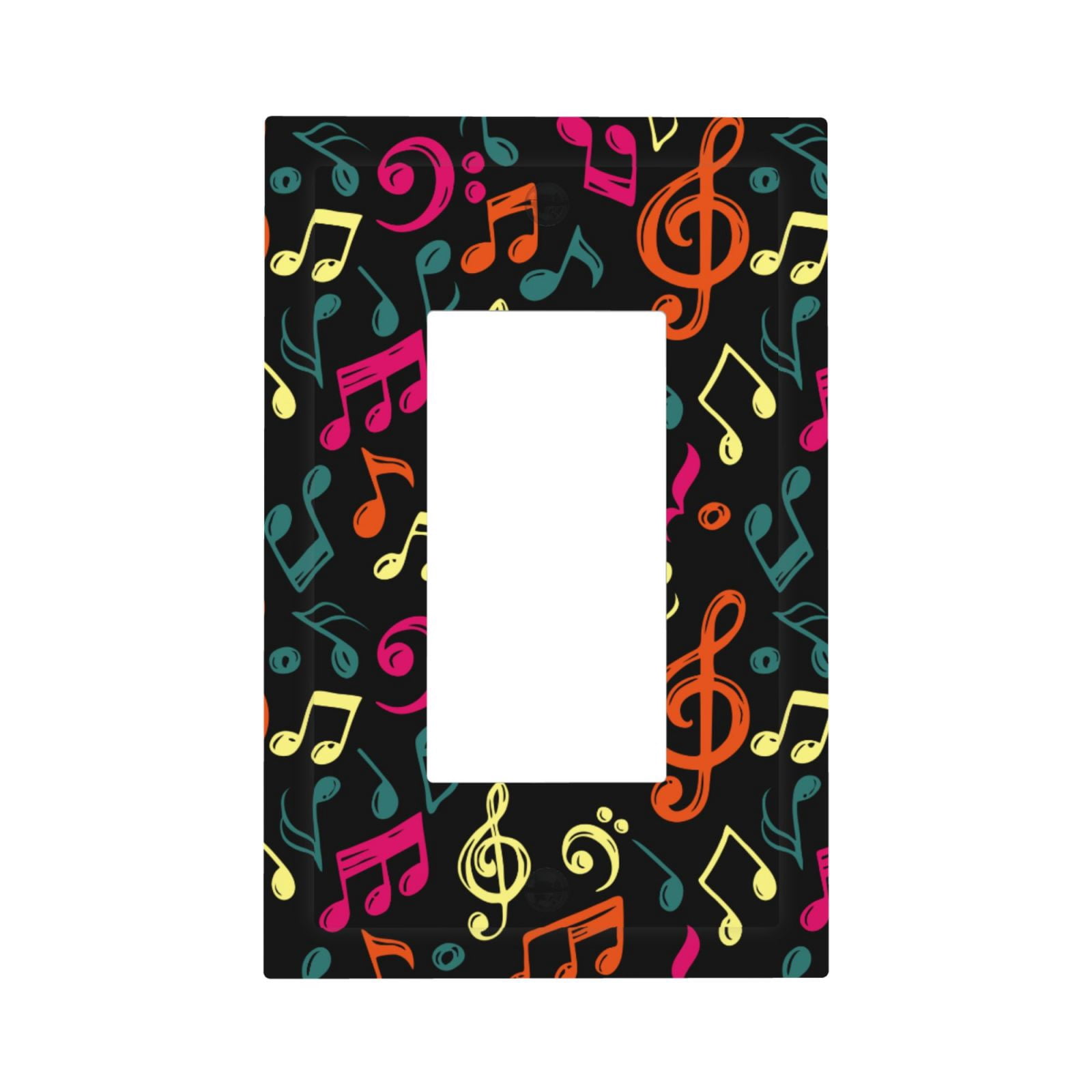 Zufioo Music Notes Print Switch Wall Plate, Dustproof and Heat ...