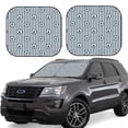 thumbnail image 1 of Zufioo Nautical1 Print Folding Car Windshield Sun Visor, Anti-ultraviolet Sun Visor, Suitable for Trucks, Vans Car Accessories-Small, 1 of 6