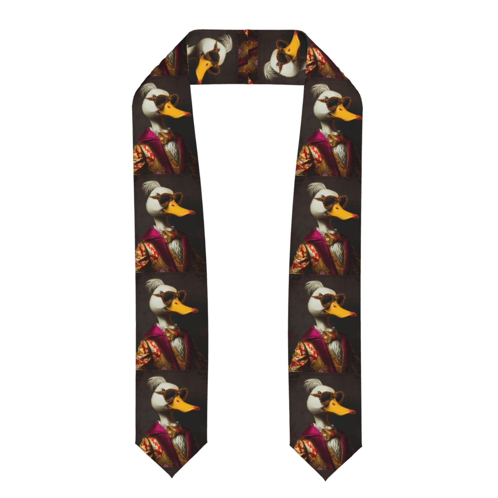 Zufioo Noble Style Duck Print Graduation Shawl Ribbon, Graduation ...