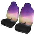 Zufioo Northern Lights Full Set Car Seat Covers with Soft Padding