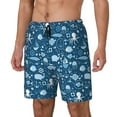 thumbnail image 1 of Zufioo Octopus And Whale Mens Swimsuit Trunks with Compression Liner,Quick Dry Sports suit,Beach Board Shorts with Pockets,Bathing Suits-3X-Large, 1 of 6