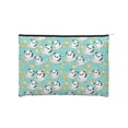 thumbnail image 1 of Zufioo Panda Bathing Print DuPont Paper Portable Toiletry Bag, 8.9x6.5 inch Zippered Hand-held Paper Cosmetic Bag Storage Tool Kit, 1 of 7