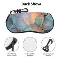 thumbnail image 1 of Zufioo Pastel Abstract Fluid Art Print Sunglasses Case Tactical Zipper Sunglasses Carrying Case for Men Women, 1 of 6