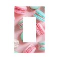 thumbnail image 1 of Zufioo Pastel Macarons Delight Print Switch Wall Plate, Dustproof and Heat-resistant Decorative Wall Switch Cover, Suitable for Residential and Commercial Areas-Mid-size, 1 of 7