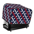 thumbnail image 1 of Zufioo Patriotic Star Universal Four Slice Toaster Cover,Quilted Toaster Appliance Dust-proof Cover For Kitchen Small Appliance(Cover only), 1 of 7