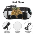 thumbnail image 1 of Zufioo Pineapple With Black Glasses Print Sunglasses Case Tactical Zipper Sunglasses Carrying Case for Men Women, 1 of 6