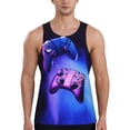 thumbnail image 1 of Zufioo Play Gaming Print Men's Vest, Sleeveless Quick-drying Muscle T-shirt, Suitable for Sports Fitness, Home Leisure Wear-4X-Large, 1 of 7