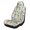 thumbnail image 1 of Zufioo Playing Video Games Print Car Seat Protectors, SUV, Truck, Van Seat Covers - Strap Design, High Elasticity and Dustproof, Car Interior Protectors Auto Parts-2 PCS, 1 of 9