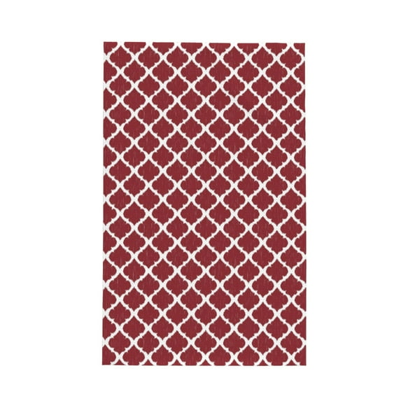 Zufioo Red Moroccan Waffle Weave Kitchen Towels,Kitchen Essentials Wash cloths,Dish Towels for Kitchen,Quick Drying Dirt Resistant Hand Dish Cloths