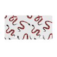 thumbnail image 1 of Zufioo Red Snake Print Car Aluminum Front License Plate, 12x6 Inch Decorative Personalized Car License Plate Car Accessories, 1 of 8