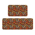 thumbnail image 1 of Zufioo Retro Coffee 2PCS Kitchen Mats for Floor,Home Decor Cushion, 2PCS Kitchen Rugs,Anti Fatigue Mats for Kitchen Floor,Waterproof Kitchen Rug Set, 1 of 6