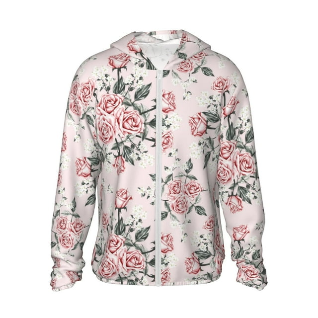 Zufioo Rose Flowers Sun Shirt for men and women,Sun Hoodie shirt,Unisex