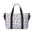 thumbnail image 1 of Zufioo Sea Turtles Pattern Hand-held Travel Bag, Waterproof Adjustable Shoulder Strap Crossbody Duffel Bag, Suitable for Work, Short trips, Sports, 1 of 8