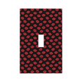 thumbnail image 1 of Zufioo Sexy Red Lips Kiss Print Switch Wall Plate, Dustproof and Heat-resistant Decorative Wall Switch Cover, Suitable for Residential and Commercial Areas-Mid-size, 1 of 8