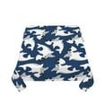 thumbnail image 1 of Zufioo Shark Print Square Decorative Tablecloth, Wrinkle-resistant, Waterproof and Oil-resistant Tablecloth Coffee Table Cloth, Suitable for Restaurants-54"x54", 1 of 8