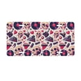 thumbnail image 1 of Zufioo Skull lips record Guitar Print Car Aluminum Front License Plate, 12x6 Inch Decorative Personalized Car License Plate Car Accessories, 1 of 8