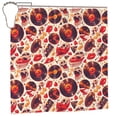thumbnail image 1 of Zufioo Skull rock record music heart Pattern Shower Curtain 72x72in, Waterproof Curtain for Bathroom-Waterproof, Mildew-proof, Quick-drying,Home Bathroom Supplies-One Size, 1 of 8