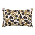 thumbnail image 1 of Zufioo Snake And Rose Print Double-sided Plush Pillow Cover,Decorative Pillow Protector without Pillow Core, Suitable for Sofa, Bedroom, Car-14"x20", 1 of 6