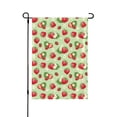 thumbnail image 1 of Zufioo Strawberry Floral Print Double Sided Garden Flag, Outdoor Decorative Flag, Garden Yard Flag, Ideal Home Decoration-12.5"x18", 1 of 9
