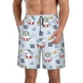 thumbnail image 1 of Zufioo Swimming Shark for Men's Casual Beach Shorts, Sports Fitness Quick-drying Drawstring Shorts with Pockets for Home Wear-XX-Large, 1 of 6
