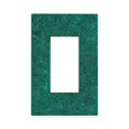 thumbnail image 1 of Zufioo Teal Marble Print Switch Wall Plate, Dustproof and Heat-resistant Decorative Wall Switch Cover, Suitable for Residential and Commercial Areas-Mid-size, 1 of 8