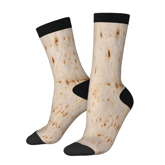 Zufioo Tortilla4 Thigh High Socks,Knee High Socks For Women and men,Over the Calf Tube Socks.Athletic Socks