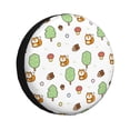 thumbnail image 1 of Zufioo Tree Squirrel Print Car Tire Dust Cover, Adjustable Tire Protector Cover Anti-UV, Car Accessories for Trucks, SUVs, Vans-14 inch, 1 of 6