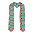 thumbnail image 1 of Zufioo Tropical Jungle Flamingo Print Graduation Shawl Ribbon, Graduation Ribbon for Male and Female Graduates-Sharp Corner, 1 of 7