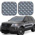 thumbnail image 1 of Zufioo Turtle Print Folding Car Windshield Sun Visor, Anti-ultraviolet Sun Visor, Suitable for Trucks, Vans Car Accessories-Small, 1 of 6