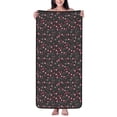 thumbnail image 1 of Zufioo Valentine'S Day Print Coral Fleece Bath Towel 27x55 Inches, Absorbent and Quick-drying Bath Towel, Suitable for Adults and Children, 1 of 8